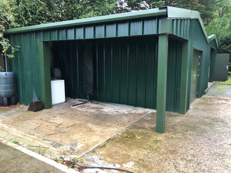 6m x 6m 20ft x20ft insulated steel workshop